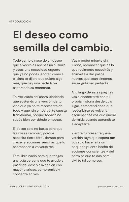 Del deseo a la acción